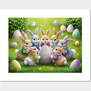 EASTER BUNNIES Posters and Art